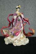 Franklin Mint. The Dragon King's Daughter designed by Caroline Young. Porcelain figurine. H.29cm.