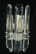 Visual Comfort & Co. crystal wall light. H.31cm.