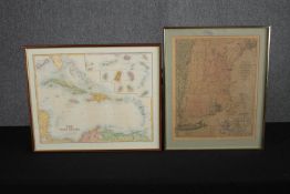 'Bowles's new pocket map of the most inhabited part of New England; comprehending the provinces of