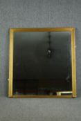 Overmantel mirror, 19th century, later painted. H.133 W.131cm.