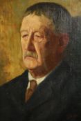 F. Beale. Portrait of a stern looking gentleman. Signed lower right but undated. Probably mid