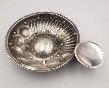 An early 20th century French silver tastevin by Cesar Tonnelier of classical form. French assay mark