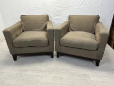 Armchairs, a pair contemporary Lombok. H.80cm. (Each).