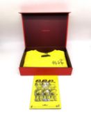 'Sold as Seen' signed T-shirt by the artist 'Alec Monopoly' size XS, measures 105cm from where the