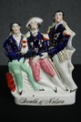 A rare mid 19th Century Staffordshire group, 