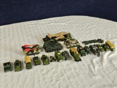 A good collection of die-cast military vehicles.