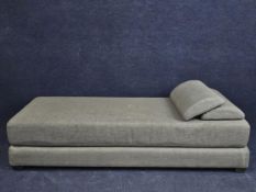 A contemporary John Lewis sofa bed. H.40 W.196 D.75cm.