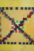 Roger Barnard (B.1944), oil on canvas, signed and titled; September, to the reverse. H.37 W.37cm.