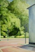 Oil on canvas, contemporary, signed and dated to the reverse.H.107 W.104cm.