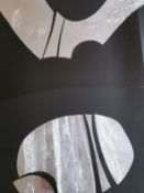 Peter Thursby, British, (1930 - 2011), silver foil collage on blackboard, 'Untitled', signed and