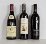 2002 Hardys Crest Cabernet Merlot, South Eastern Australia. 75cl together with a 2012 Domaine