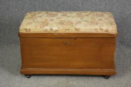 A camphor wood Ottoman, 19th century. H.55 W.93 D.49cm.