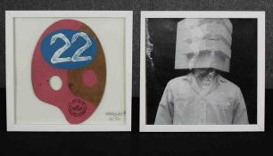 Two modern limited edition prints, indistinctly signed and numbered. H.34 W.34cm. (each).
