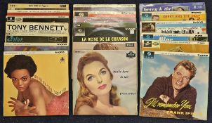 Large collection of early pop albums many Mono early pressings of many big names. (18)