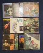 A collection of Rock albums from the mid 70s including Steve Harley, Jimmy Page and Nasty Pop. (13)
