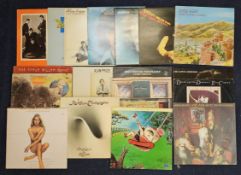 Collection of classic rock records including albums by, Al Kooper, Steve Miller, Little Feat,