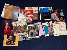 A collection of Jazz albums including works by Stan Getz and Buddy Grecco. (16)