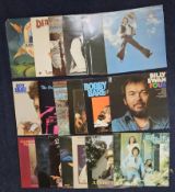 A collection of County music records including albums by Narvel Felts, Billy Swan and Bobby Lake. (