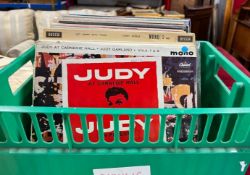 A mixed box of records.