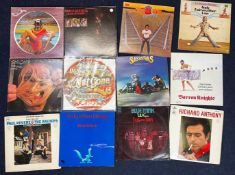 A collection of rock and pop records including music from Andy Fairweather Low, Paul Revere and