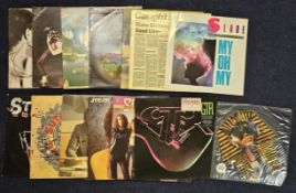 Rock albums including records by UFO, GTR and Scorpions. Also singles by ZZ Top and Slade. (14)