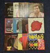 Collection of albums including records by Conway Twitty and Glen Miller. (15)