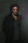 † Jamie Coreth, oil on canvas, 'Jim Penfold', portrait. H.140 W.110cm.
