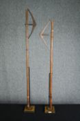 † Two African tribal art axes, late 19th century/early 20th century, probably Swazi, South