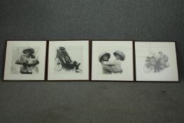 † A series of four photograph portraits of elderly Eastern provincial workers from the early 20th