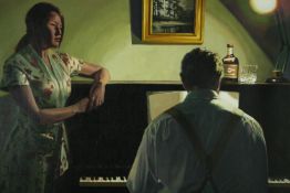 TR8386 † Iain Faulkner, Scottish (b.1973), oil on canvas, 'Oriental Serenade' 2005, monogrammed.