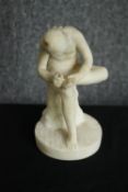 After the antique, an Italian white marble figure of the 'Boy with Thorn' or 'Spinario', probably