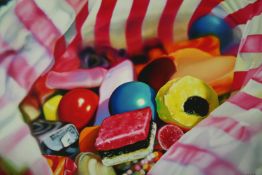 TR15738 † Sarah Graham, British (1977-), limited edition print on canvas on board, 'Pix & Mix',