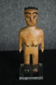 TR12378 † A carved African tribal figure, Lobi people, Burkina Faso. H.30cm.