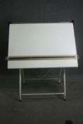 A contemporary draughtsman's board. H.146 W.135 D.73cm.