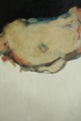 Slawomir Blatton (b.1943) a large oil on canvas, abstract nude in the manner of Francis Bacon,