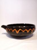 Ray Finch (1914-2021) at Winchcombe Pottery - an early studio art pottery stoneware large spouted