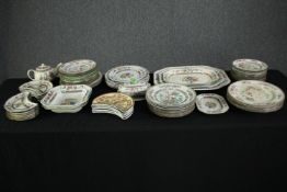 A late 19th century Copeland Spode part dinner service retailed by Waring and Gillow. L.44 W.