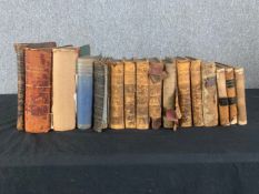 A collection of sixteen 19th century and later books mainly to do with the history of England. H.