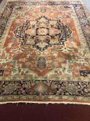 A 20th century Heriz carpet. L.340 W.267cm.