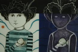 Leticia Tarrago (b.1940), a limited edition etching with aquatint, signed, titled and numbered,