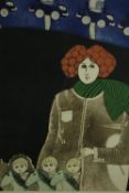 Leticia Tarrago (b.1940), a limited edition etching with aquatint, signed, titled and numbered,