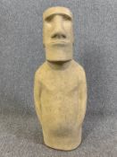 A composite Easter Island figure. H.85cm