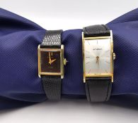 Two vintage Swiss made ladies wristwatches to include one Juvenia and one Accurist with 17 jewels.