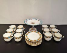 A collection of 19th century Minton porcelain to include, twelve cups (four without damage), nine