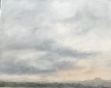 Gary Power (b.1965), a signed and dated watercolour titled 'Stormy Sky, Looking Towards the