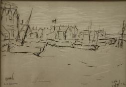 Laurence Stephen Lowry (1887-1976), a signed lithograph titled 'Deal', after the original sketch for