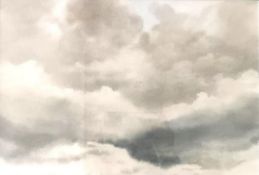 Gary Power (b.1965), a signed and dated watercolour titled 'A Sea of Clouds' 2005. Framed and glazed