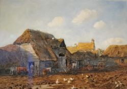 Patrick Lewis Forbes (1860-1939), a late 19th/early 20th century signed watercolour titled 'An Old