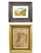 Charles Horwood (1907-1975), two oil paintings on board to include one with inscribed initials