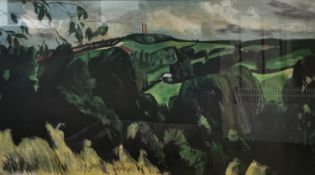 Carel Weight RA (1908–1997), an original C.1936 Shell advertising travel poster after the
